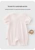 Angel Garden Summer Short Sleeve Newborn Jumpsuit Romper
