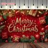 Golden  Merry Christmas Decoration Background Winter Photography Backdrop Decorations For Photo Studio Photo Booth Christams Party