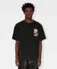 Men'S Guts Kenzo Wild Tiger Embroidered Oversized Black Short Sleeve T-Shirt_K265Amt309Bkx