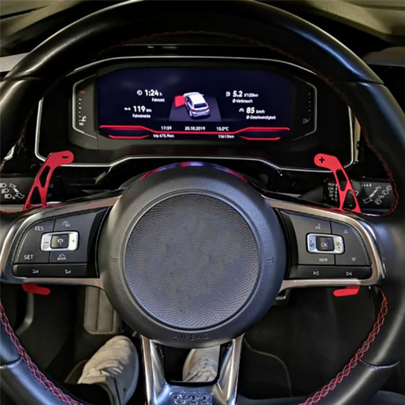 Car Steering Wheel Shift Paddles Shift Extender Interior Accessories For VW Golf 7 GTI R GTD GTE MK7