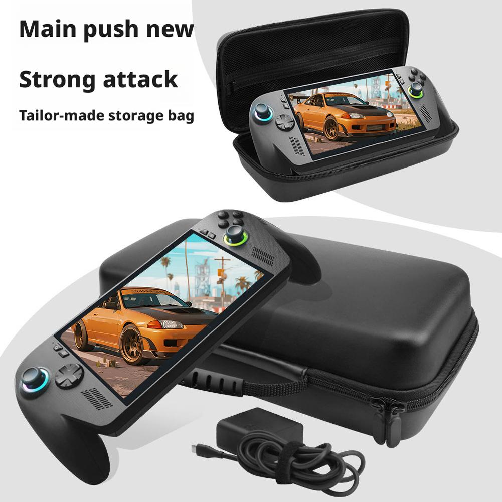 For ROG Xbox Ally X PU Waterproof Storage Bag Handheld Game Console Waterproof/shockproof/anti Fall Handbag EVA Carring Case