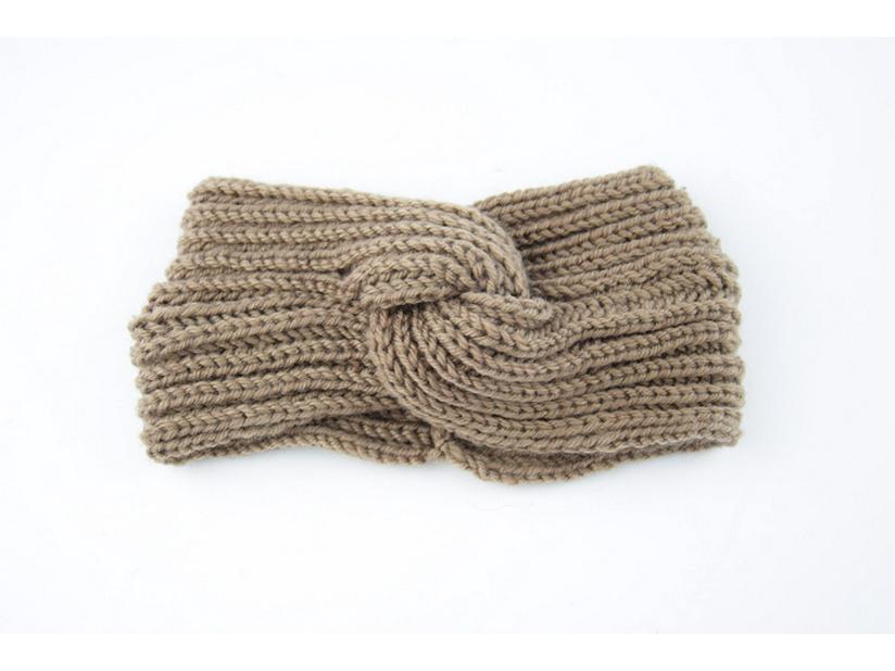 European & American Knitted Wool Cross Headband: Warm Autumn/Winter Fashion Ear Muff & Hair Accessory