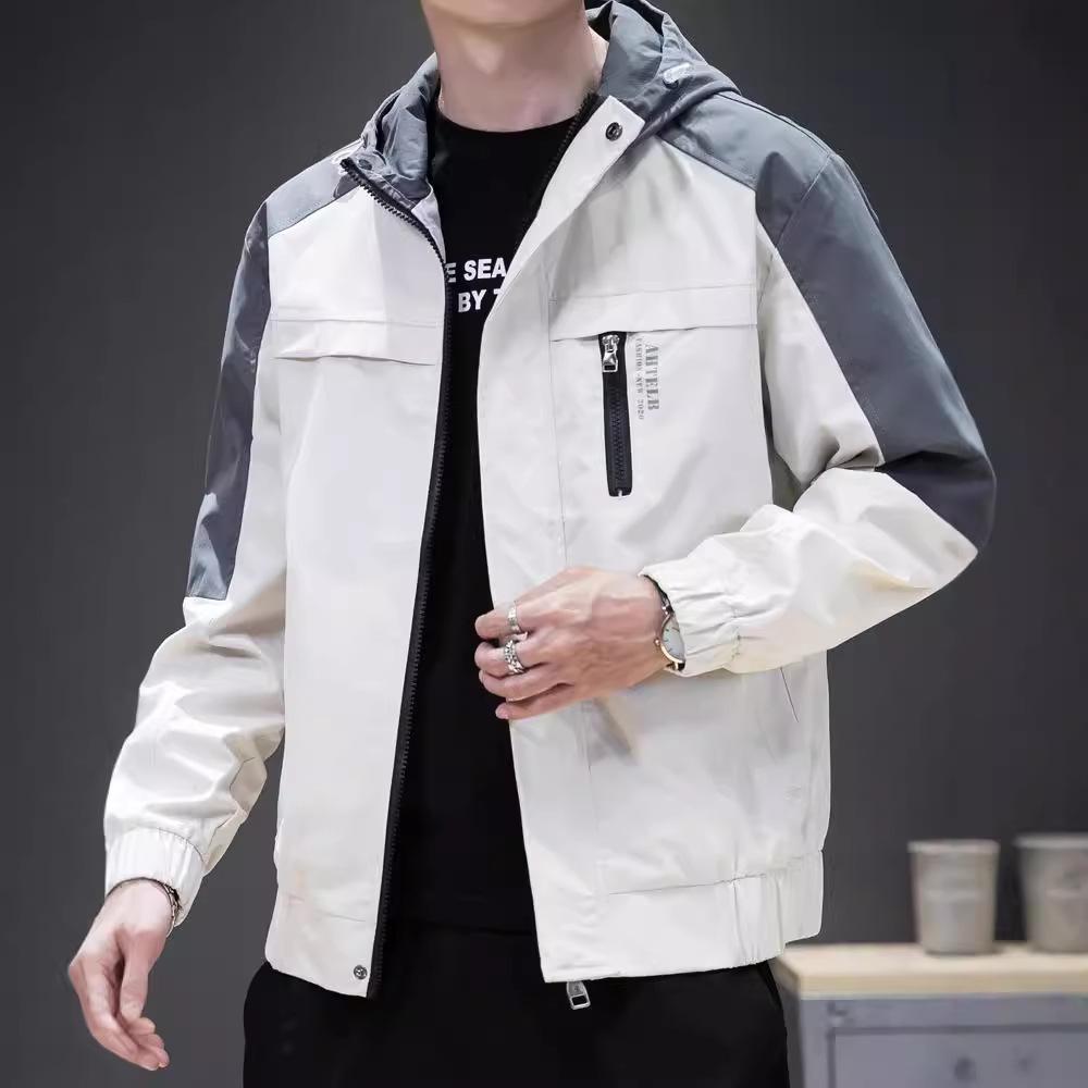 Versatile Premium Top Tooling Casual Loose Hooded Jacket Men's Autumn and Summer Jacket