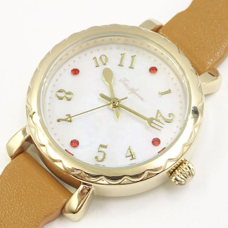 [Follow] Watch Tea Spoon Sweets Belt Watch N03324A-1 CA Women's Brown