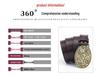 Lycoris Radiata Gentlemen's Leather Waistband - Whole Piece Cowhide Trousers Belt