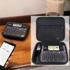 Label Printer Case Compatible with Brother P-Touch PT-D610BT/PT-D610BTVP/PTD600 Business Professional Connected Label Maker(Black Case)