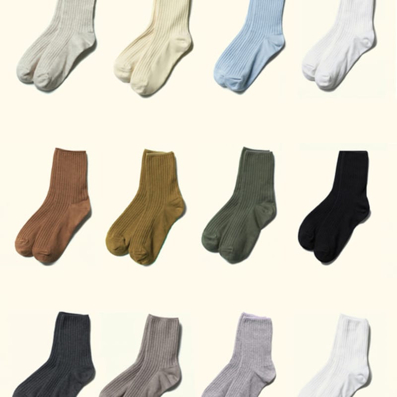 LOEIL Daily Golji Socks 3-Piece Set - Color Selection