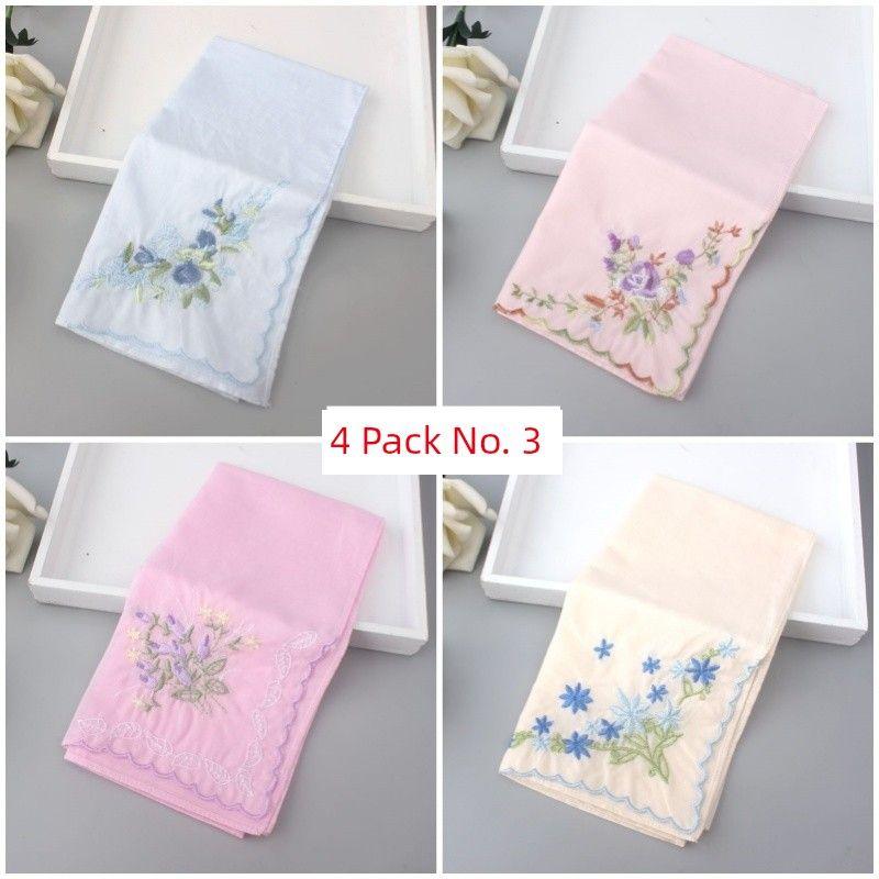Embroidered Portable Fresh Handkerchief