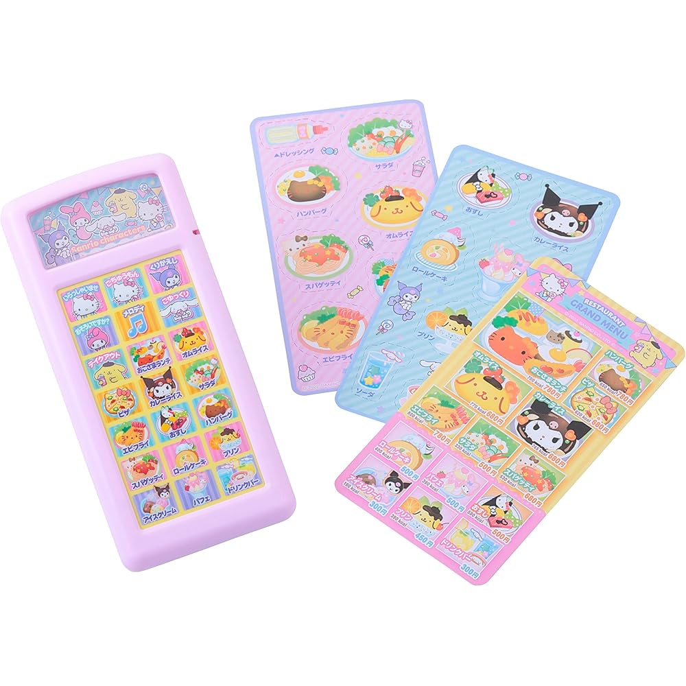 Maruka Sanrio Characters Toy Set for Kids 3 Years and Up Play Kitchen Accessories 190576
