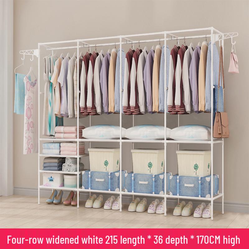 Minimalist Wrought Iron Coat Rack for Bedroom & Hallway