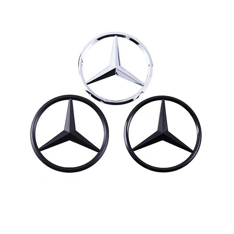 90mm Mercedes-Benz Heckklappen Stern Label Emblem