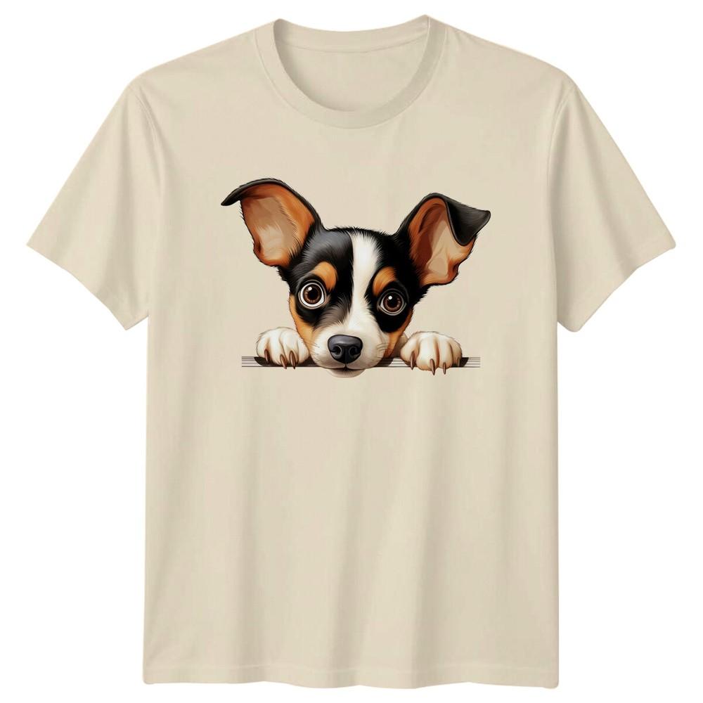 Cute Dog Peekaboo TShirt Puppy Peeking Tee Dog Lover Gift