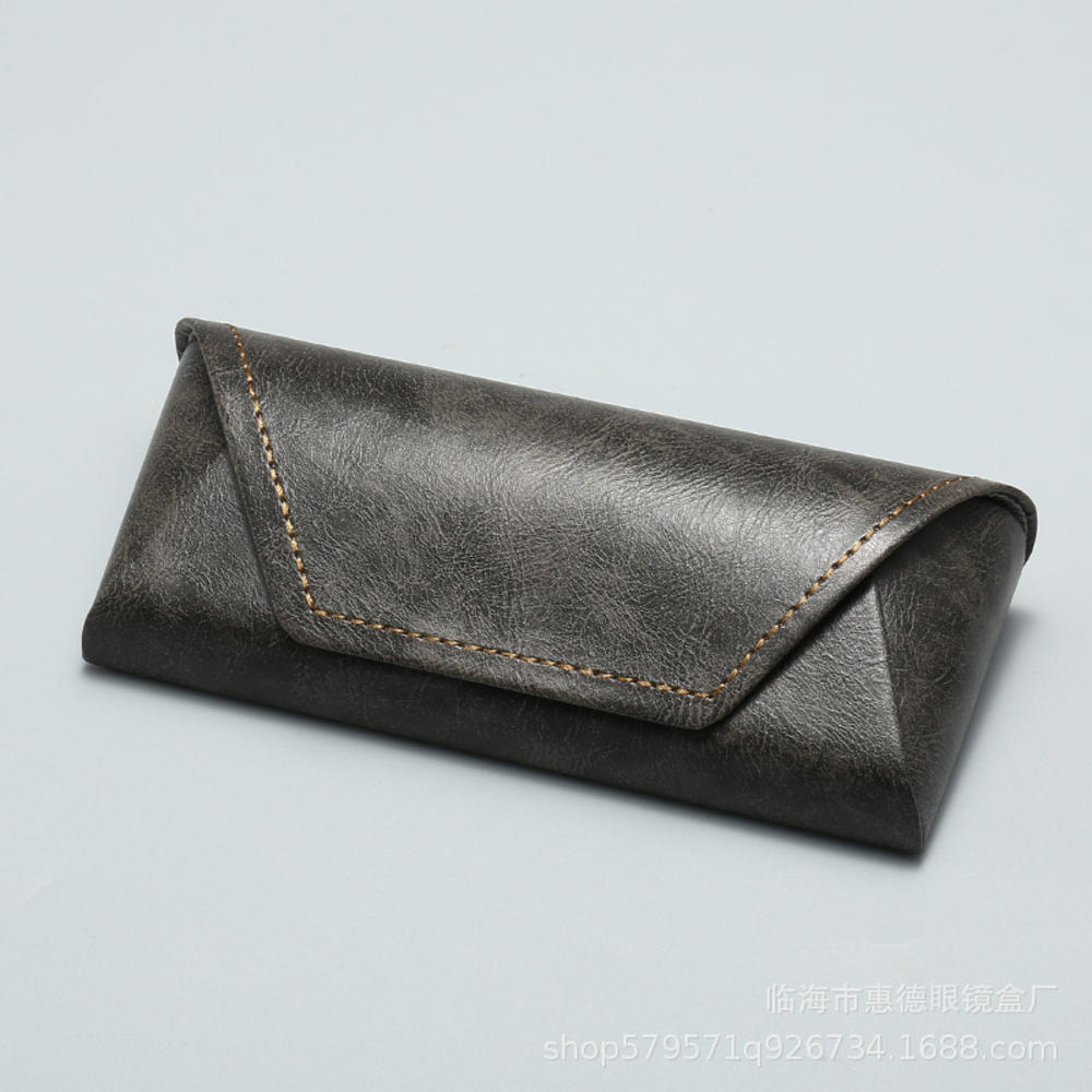 Vintage Leather Eyeglasses Case Handmade Retro Sunglasses Holder Durable Stylish Perfect Gift for Men Women Glasses
