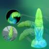 Dildo penis dragon glowing anal plug suction cup vagina anal hot fun