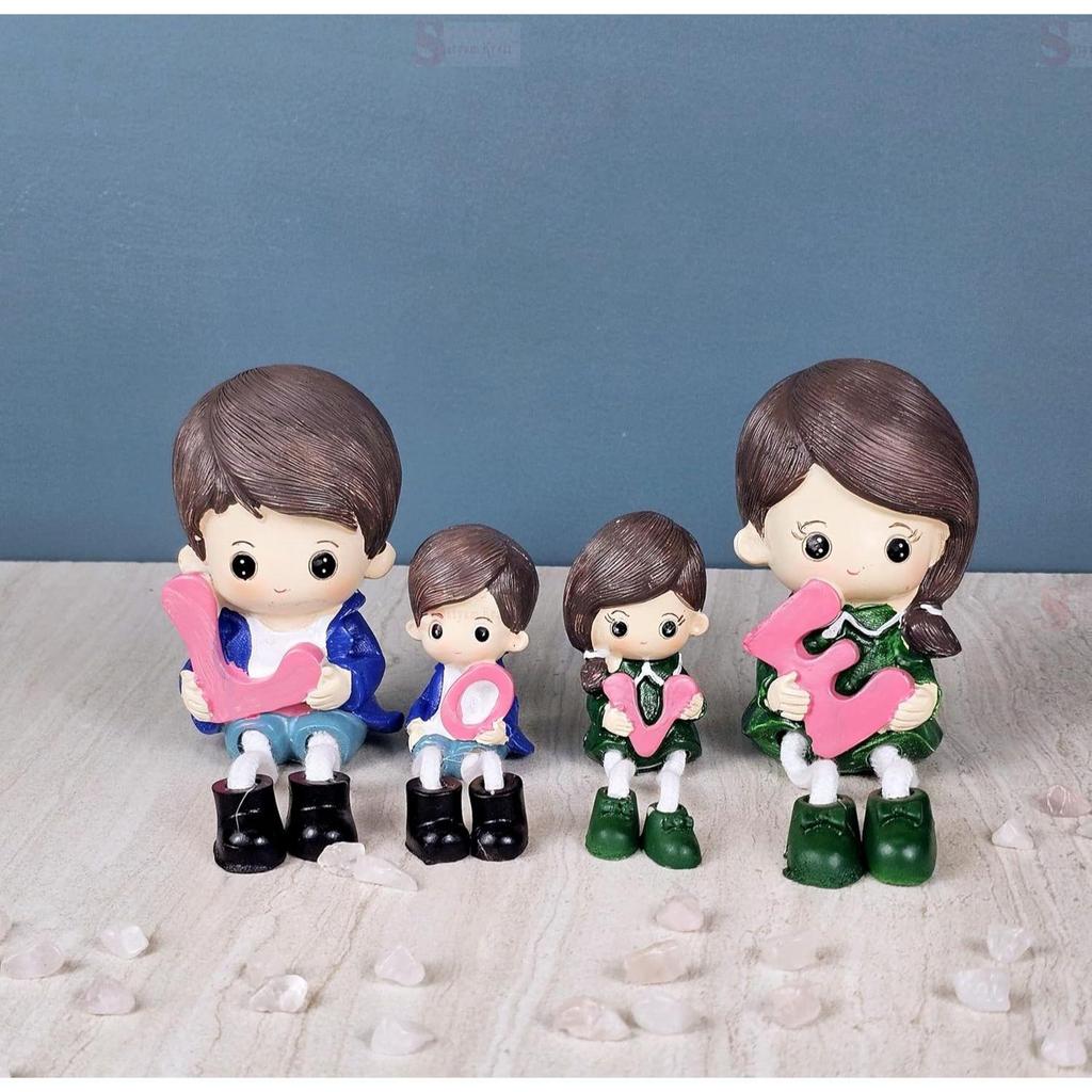 1 Set Hanging Legs Romantic Couple Showpiece | Cute Boy &Girl | Gift for Him/Her, Mother's Day, Home Décor, Living Room, Bedroom