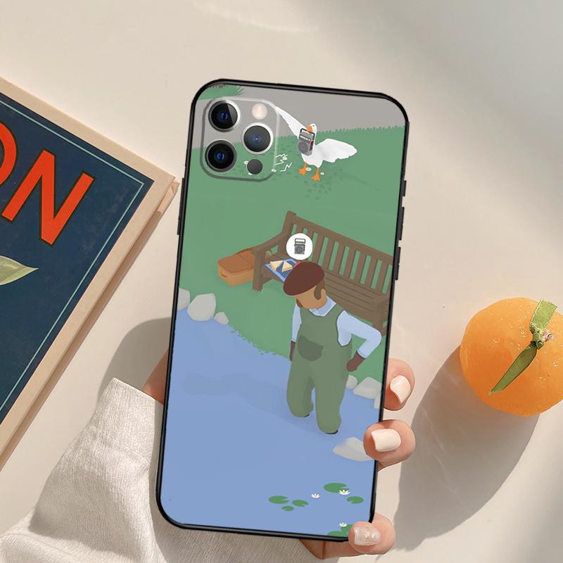 Untitled Goose Duck Game Funda Case For iPhone 16 15 14 Pro Max 11 12 13 Pro Max Mini XR 16 15 Plus 16e Phone Cover