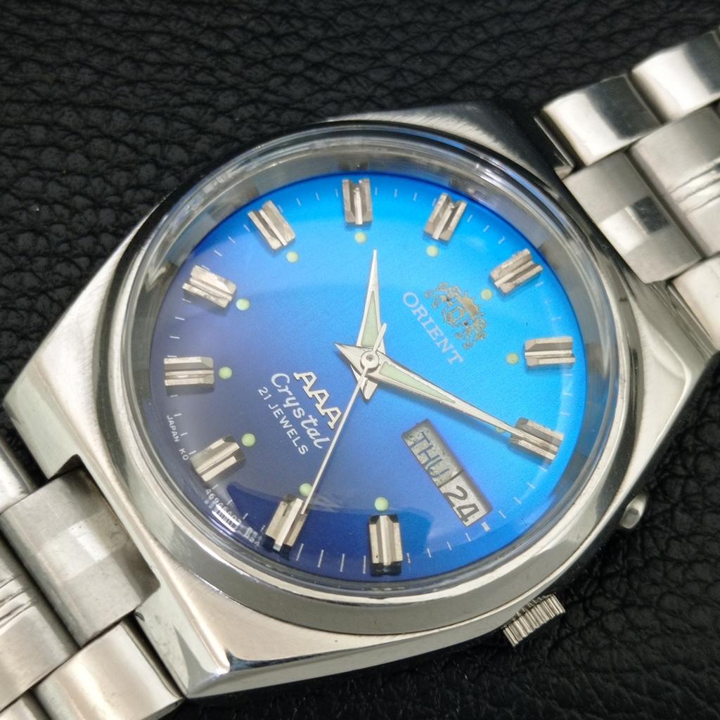 GENUINE VINTAGE ORIENT AAA CRYSTAL 46941 AUTOMATIC JAPAN MENS WATCH A706969-1