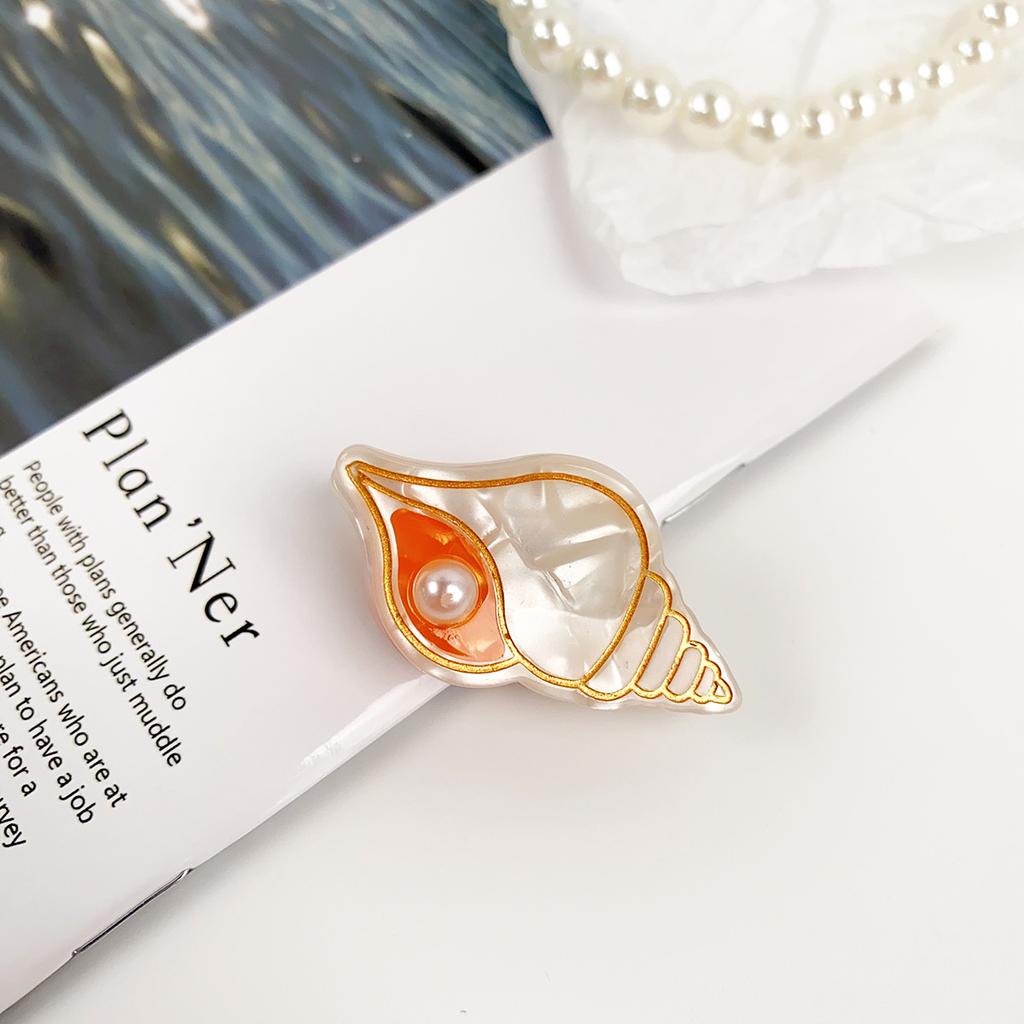 1pc Mini Hair Claw Clips Cute Ocean Animals Design Crab Whale Sea Shell Starfish Cute Sweet Hair Accessories For Women