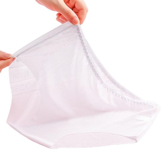 

Женское нижнее белье Средняя посадка Бесшовные Прозрачные Сетчатые Трусики Ультратонкие Сексуальные Просвечивающие Мягкие Нейлоновые Слипы XL белый