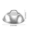 Nuova Copertura per Hamburger Multiuso Cupola per Sciogliere il Formaggio Coperchi per Pentole Rotonde Copertura Utensili da Cucina Barbecue Hamburger per Polpette Teppanyaki Cottura