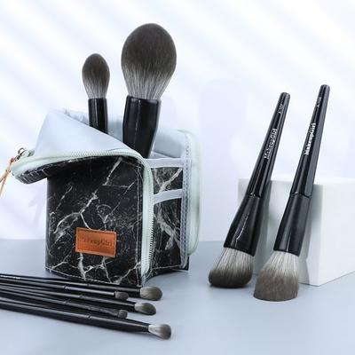 Hepius - Set of 9: Make-up-Pinsel mit Etui