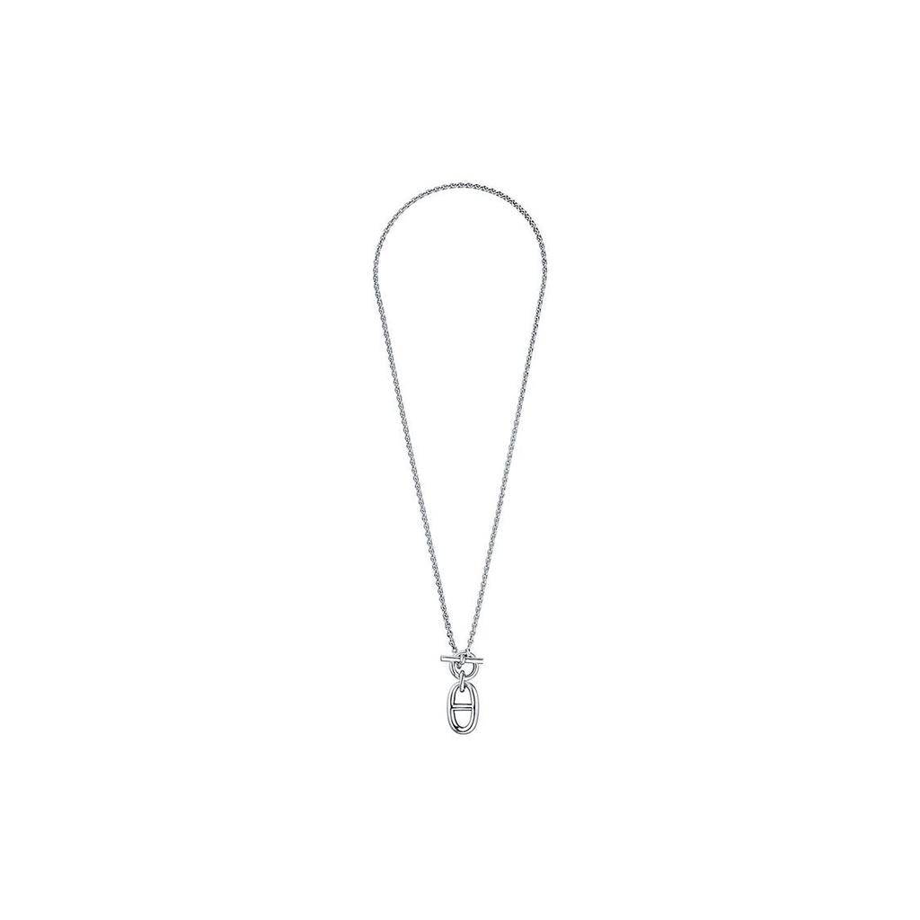 Hermes Chaine DAncre Fashion Pig Nose Clavicle Chain Necklace Men Necklace Silver 925-Silver H104141B-00