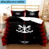 3pcs CR Flamengo Printed Bedding Set Duvet Cover Closure Includes 1 Duvet Cover & 2 Pillowcases Bedding Sets Home Decor Gifts
