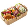 Skater Antibacterial Lunch Box with My Neighbor Totoro Studio Ghibli Made in Japan Soft-Serving Dome-Shaped Lid, 530ml, Silhouette, Design,