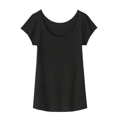 Gunze MC7151N Cool Magic Kurzarm hält die Haut und widersteht Größe M Damen Schweißabsorbierendes Unterhemd, Trocken, Schweißableitend, Schnelltrocknend, Deodorierend,