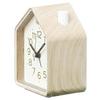 Seiko Clock Alarm Clock Table Clock Analog Light Brown Wood Grain 110 x 86 x 63mm PYXIS NR453A