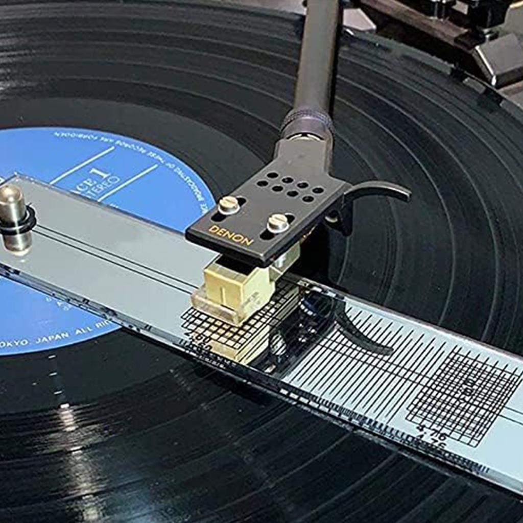 Turntable Cartridge Styluses Alignment Guide Turntable Cartridge Alignment Acrylic Phono Cartridge Styluses Protractor