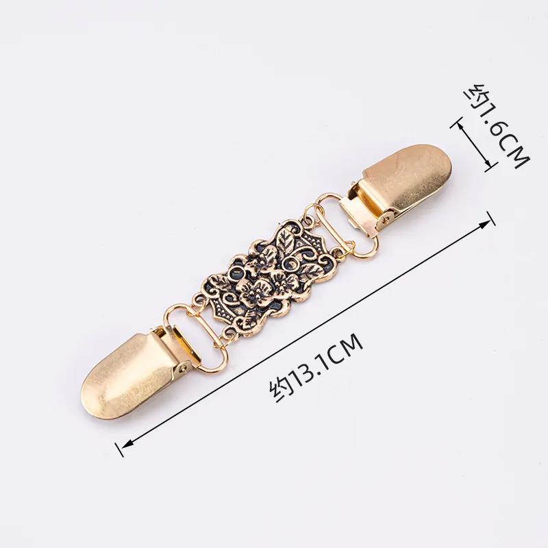 2 pcs of clothes clip brooch clip vintage clothing sweater cardigan shawl dress brooch clip shirt clip girl ladies