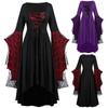 Womne Plus Size Plus Size  Lace Bell Sleeve Fashion Dress
