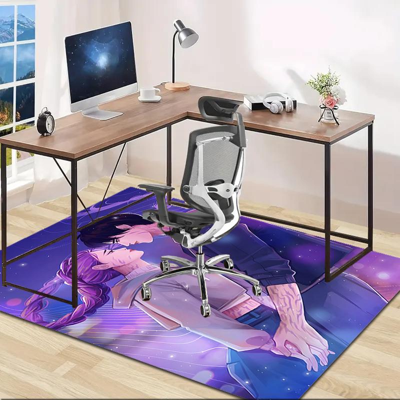1pc KPop Demon Hunters18 Design Area Rug - Non-Slip, Soft & Cozy Floor Mat for Living Room, Bedroom, Office - Indoor/Outdoor Decorative Carpet