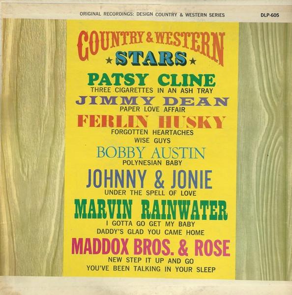 

LP Record VARIOUS - Country & Western Stars DLP605 Design Records 1962 US Folk Used