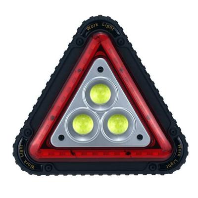 Dreieckige Stopptafel, LED-Licht, Dreieckige Stoppanzeigetafel, Dreiecksreflektor, Warntafel, Hinten
