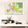 1700~1850 Mappa Vintage d'Europa Poster Storico per Studio Decorazione Murale, Mappa Politica Educativa del XVIII Secolo per Casa Aula Regalo di Geografia