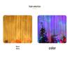 3x3m LED Curtain Colored Fairy Lights - Starry Waterfall Effect for Christmas
