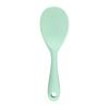 Rice Spoon Comfortable Grip Ergonomic Heat Resistance Food-grade Scoop Rice Silica Gel Non-stick Long Handle Scoop for Home