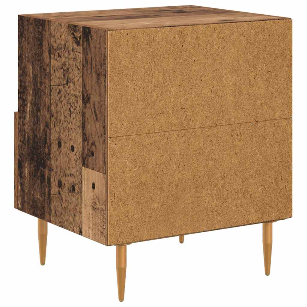 Nightstand with Drawers Brown 40 x 35 x 47.5 cm Particleboard