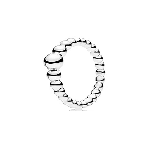 Lr 925 Silver Genuine Women 'S Ring Charm Fashion Love Logo Pendant Zircon Irregular Cable Chain Party Banquet Gift Making