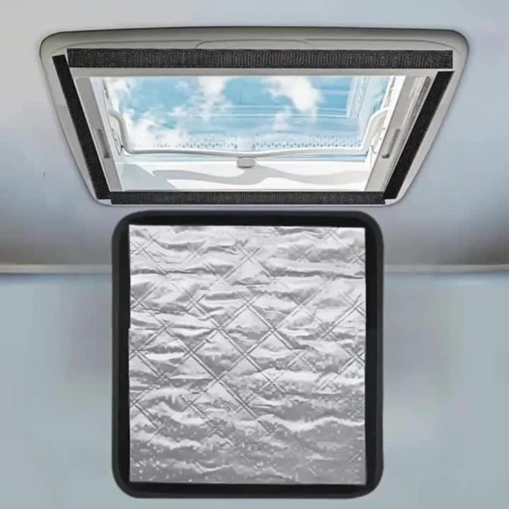 Sun Protection RV Vent Cover Folding RV Skylight Shading Pad Insulating Shade Camping