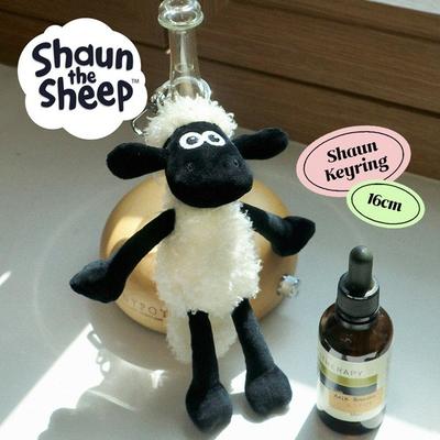 Official Authentic Shaun the Sheep Keyring Doll - 16cm, Mixed Colors Korean Popular Toys