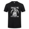 Trust Me Im A Doctor Steampunk Tshirt Plague Doctor Tops Cotton T Shirt Casual Top Quality Gift Tee DY329