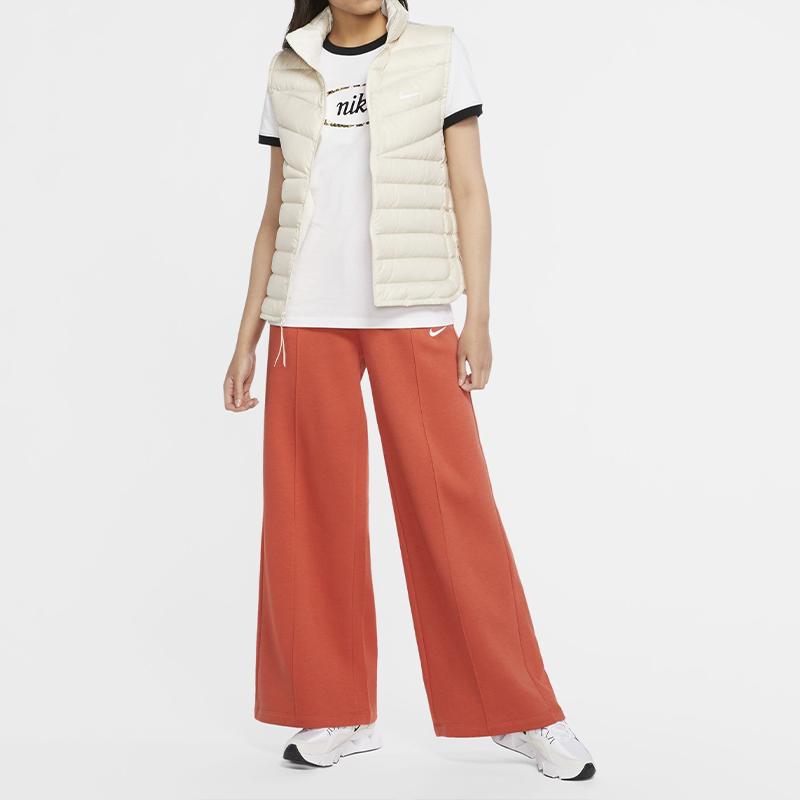 Nike Sportswear Windrunner Lightweight Stand Collar Casual Lightweight Down Vest Women Vest Light-Ivory CU5097-140