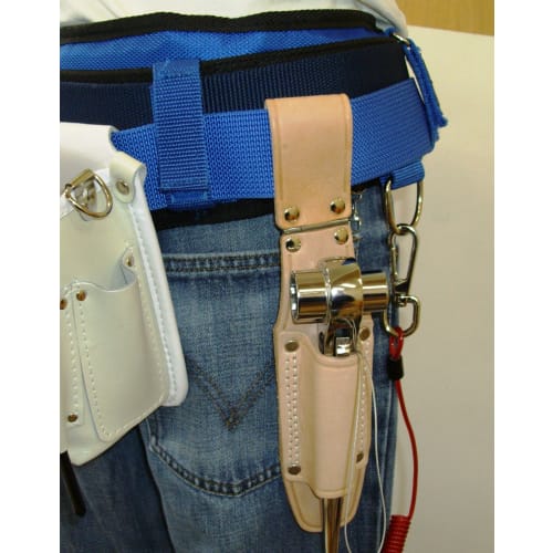 Kozuchi Tanned Leather Ratchet Holder with Hinge and Double Stitching, CE-33C