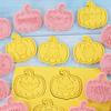 10Pcs/Set Halloween Biscuit Cutter Food Grade Easy Release Press DIY Pumpkin Ghost Skull Witch Hat Cookie Maker Mold Kit Kitchen Baking Tools