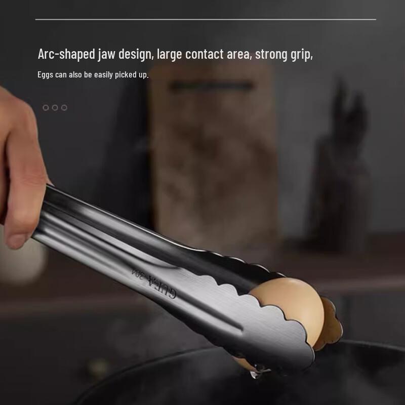 FATTBAO Stainless Steel Food & BBQ Tongs