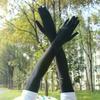 1 Paar Hohelastische Spandex Sonnenschutz Lange Handschuhe Party Nachtclub Hochzeit Performance Schwarze Handschuhe