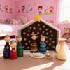 DIY Button Nativity Scene Kit Christmas Craft Set with Buttons Beads